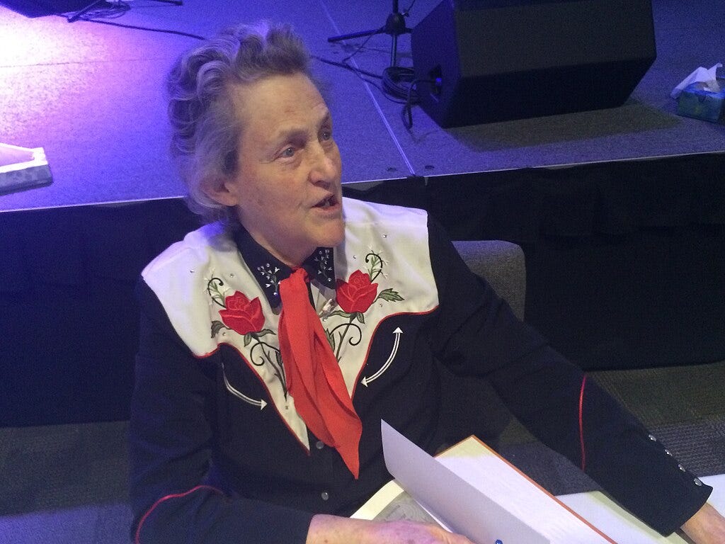 Temple Grandin, author, on Wikimedia Commons