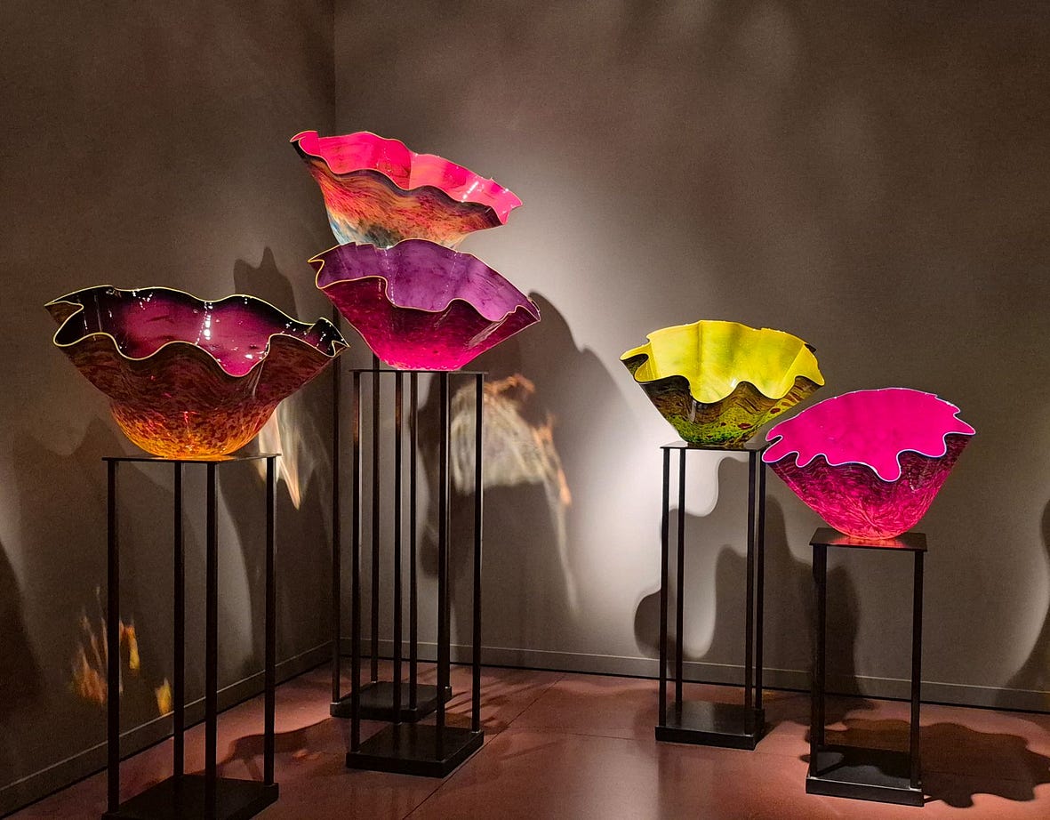 Chihuly Art Glass Huge Flowers